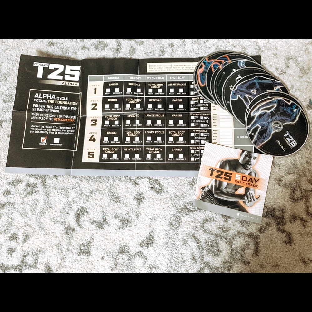 Complete Beachbody T25 program